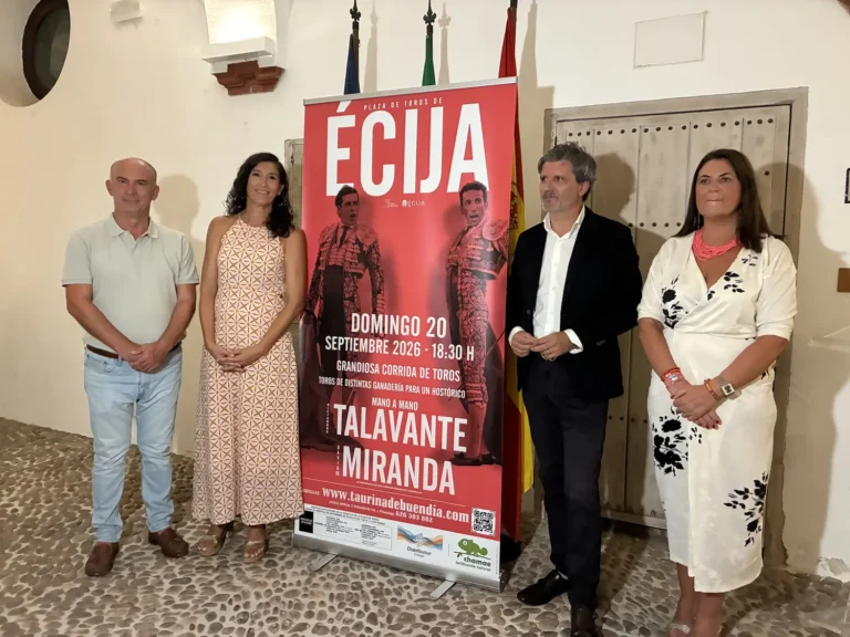 Écija presenta un mano a mano de máxima categoría con Talavante y David de Miranda